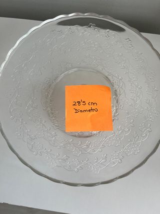 Campana cristal postres 29 cm