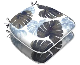 Cuscini decorativi con foglie tropicali