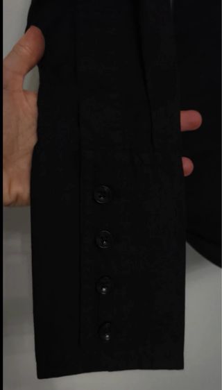 Camicia Zara cotone nera taglia S