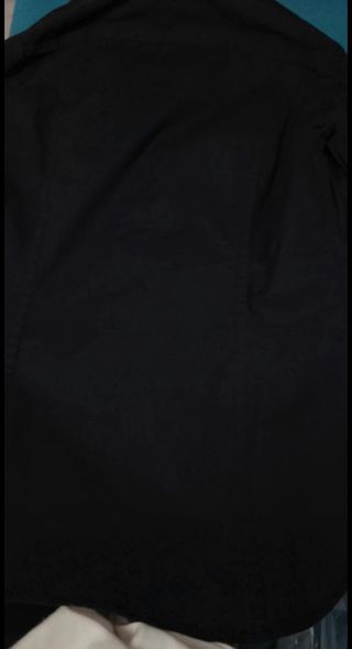 Camicia Zara cotone nera taglia S