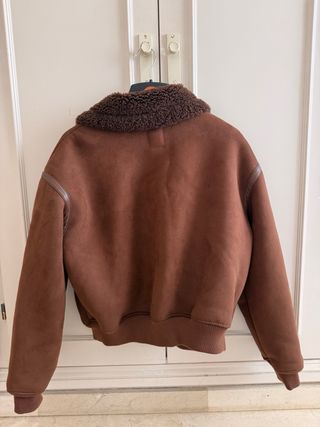 Chaqueta marrón borrego Primark Talla M