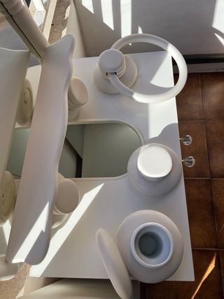 Conjunto baño blanco