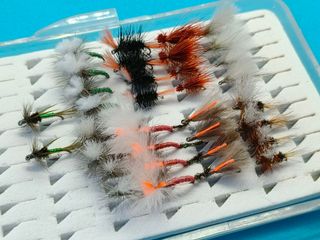 Lote Moscas Secas Pesca #14 y #16