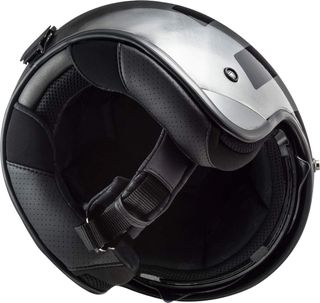 Casco Moto Jet LS2 Bob Lines Negro Talla L