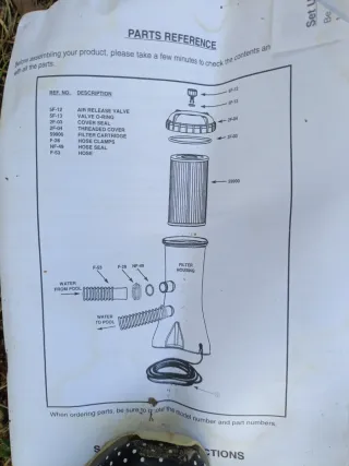 Depuradora piscina con equipo y cable y accesorios