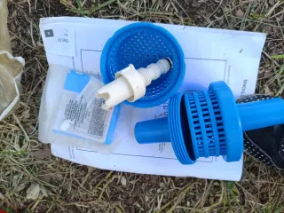 Depuradora piscina con equipo y cable y accesorios