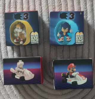 Figuras Nintendo y Sega. Happy Meal