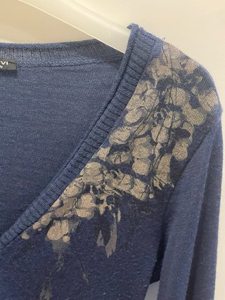 Cardigan Motivi Blu Tg S