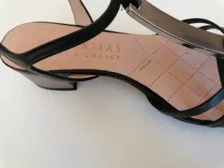 Sandalias Hispanitas Talla 36 Negro/Plata