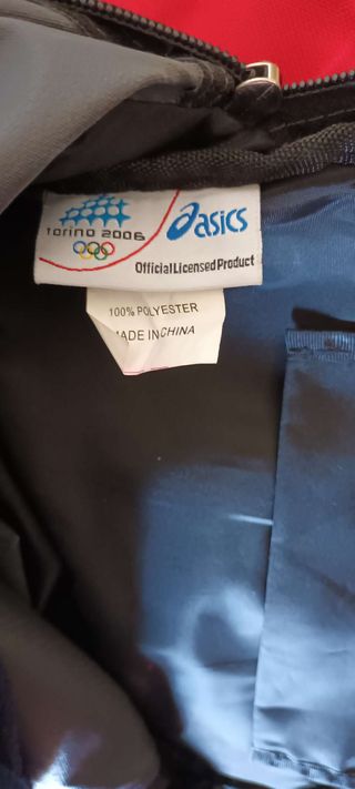 Zaino Asics Olimpiadi Torino 2006 Nuovo
