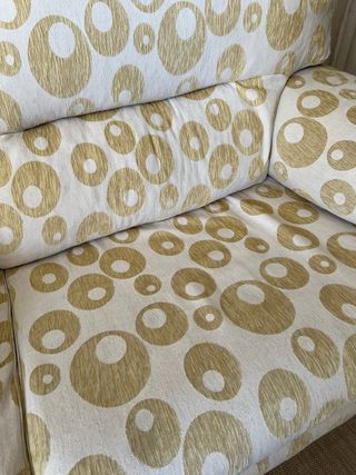 Set di due divani in tessuto lavabili