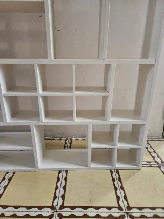 Estantería modular blanca 70x80 cm