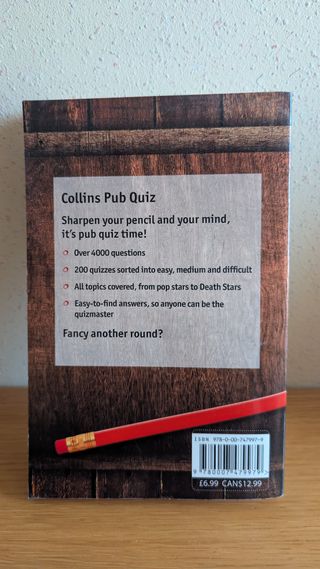 “PUB QUIZ” – Collins – Más de 4000 preguntas
