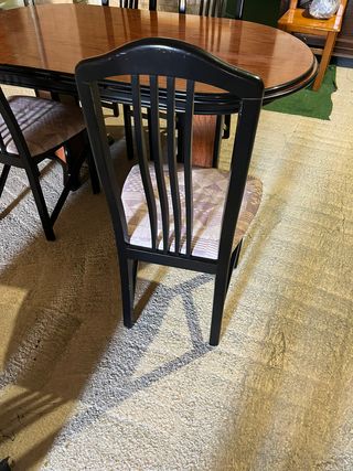 Mesa comedor extensible + 4 sillas