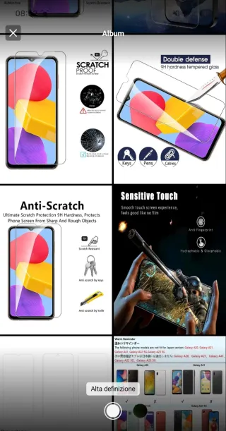 Vetri Pellicola Protettiva Samsung Galaxy A16 4G/5