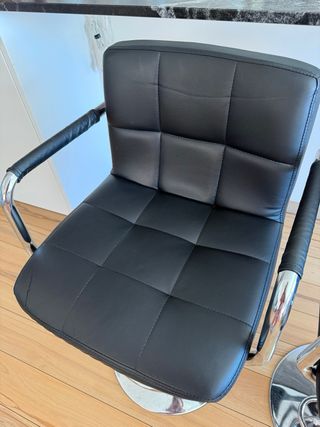 Pack 2 Sillas Polipiel Negras