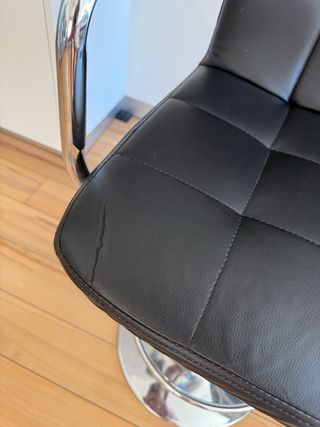 Pack 2 Sillas Polipiel Negras