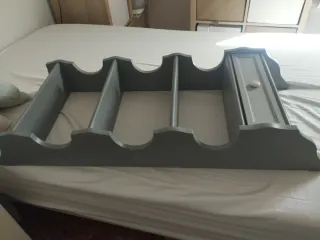 Estantería restaurada madera colgante
