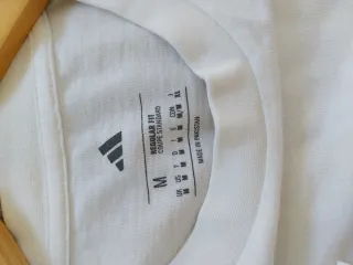 Camiseta Adidas Talla M Blanca Chico