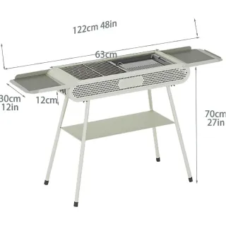 Parrilla Barbacoa nueva, estilo vintage