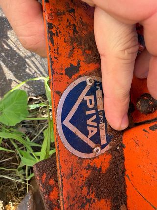 Motocultor Piva M9 Naranja