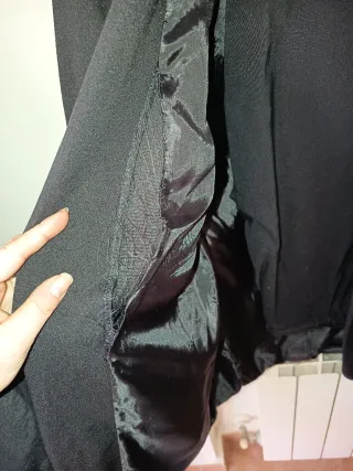 Blazer negro abierto