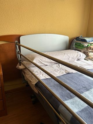 Cama articulada con colchón visco