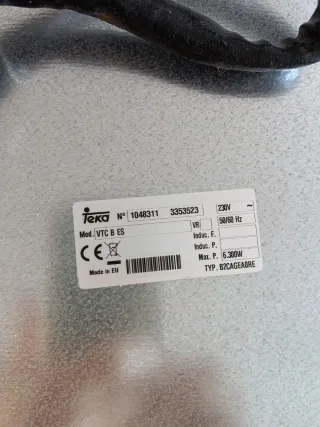 Vitrocerámica Teka 4 fuegos