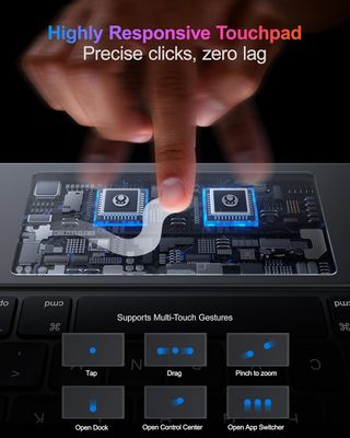 Funda TECCLADO HOU iPad 11gen A16+LAPIZ metapen A8