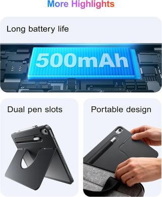 Funda TECCLADO HOU iPad 11gen A16+LAPIZ metapen A8