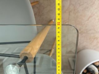 Mesa cristal y 4 sillas Sklum