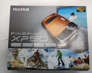 Cámara Fujifilm XP50 Naranja/Plata