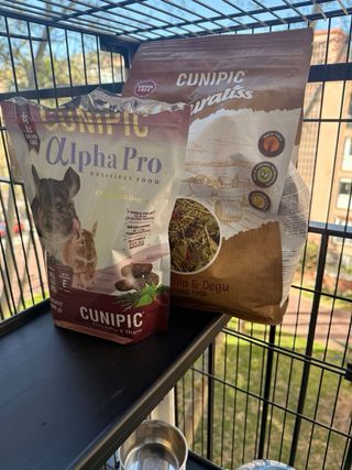 Jaula para mascotas/comida y accesorios incluidos