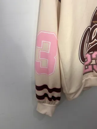 Sudadera California Mujer Beige/Marrón