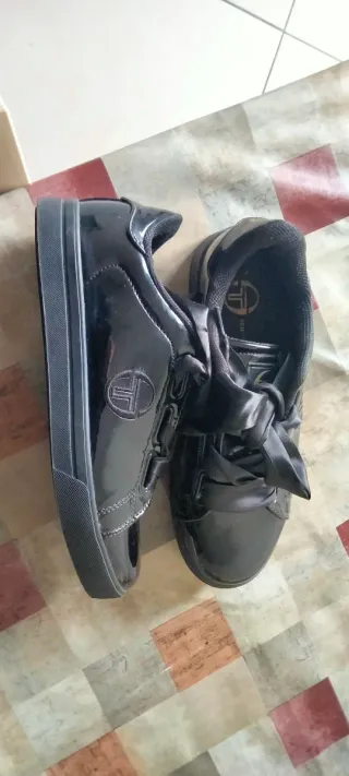 Scarpe Sergio Tacchini nere lucide