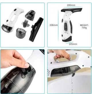 Limpiador Eléctrico Ventanas Aspirador