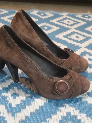 Lote zapatos Tacón 38 martinelli piel Bershka enca