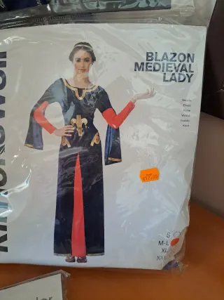 3 Disfraces Caballero, mujer y niño Medievales