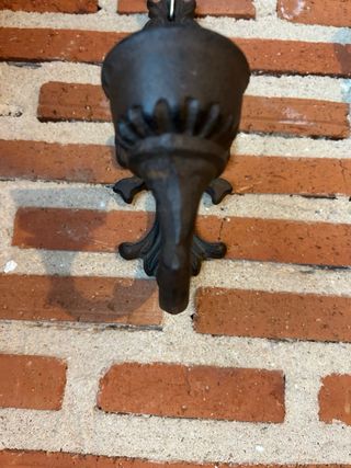 Aplique Portavelas Hierro Forjado Vintage