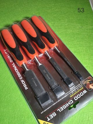 Kit 4 scalpelli per legno