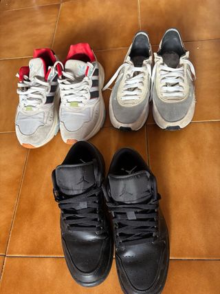 Pack Zapatillas Nike Jordan y Adidas