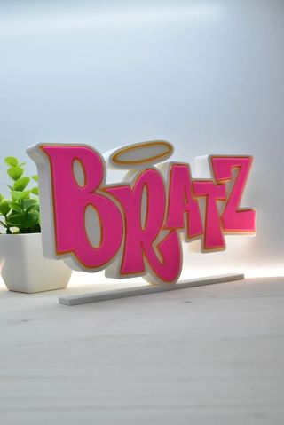Cartello con logo Bratz | Decorazione per bambole