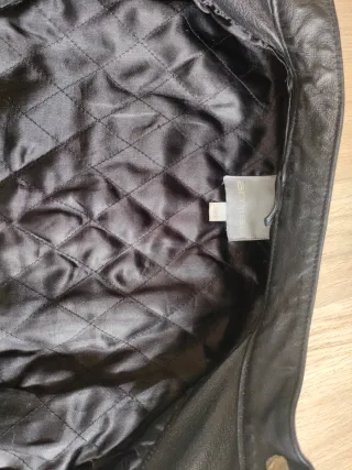 Giubbotto vera pelle nero taglia S