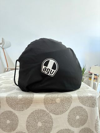 Casco AGV Corsa Carbon Aramida Negro/Rojo