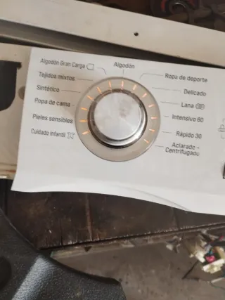 Programador y botonera lavadora LG