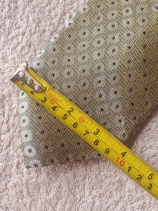 Cravatta Seta Vintage Enzo Jaques Oro Viola