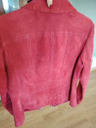 Chaqueta ante roja CORTY BENNETT Talla L