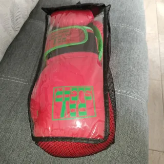 Guantes Boxeo Ray Sugar Rojo/Verde 12oz