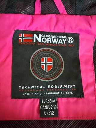 Cazadora Geographical Norway rosa chica