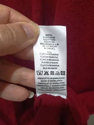 Maglia J.Crew Uomo Rossa Taglia M